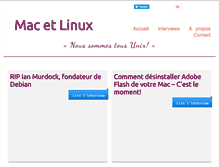 Tablet Screenshot of macetlinux.com
